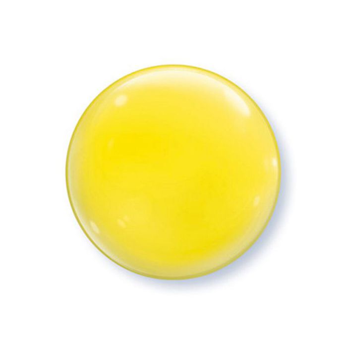 Palloncini Gialli Pz.4 Bubble Balloon Tondo 15" Cm.38 main product photo