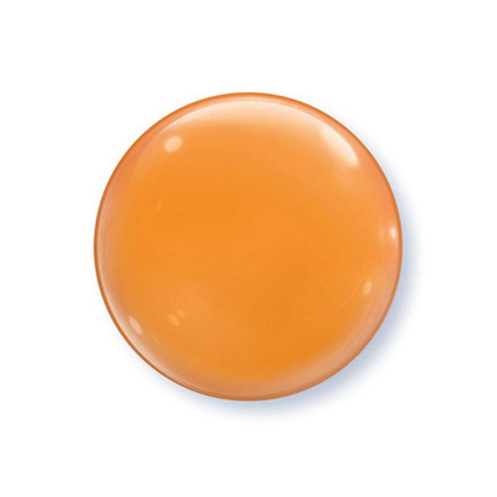 Palloncini Arancioni Pz.4 Bubble Balloon Tondo 15" Cm.38 main product photo