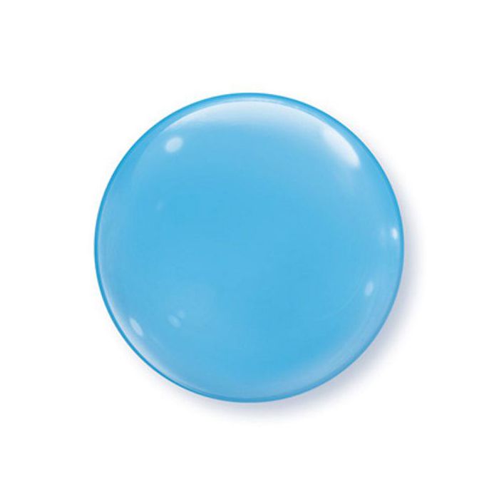Palloncini Azzurri Pz.4 Bubble Balloon Tondo 15" Cm.38 main product photo