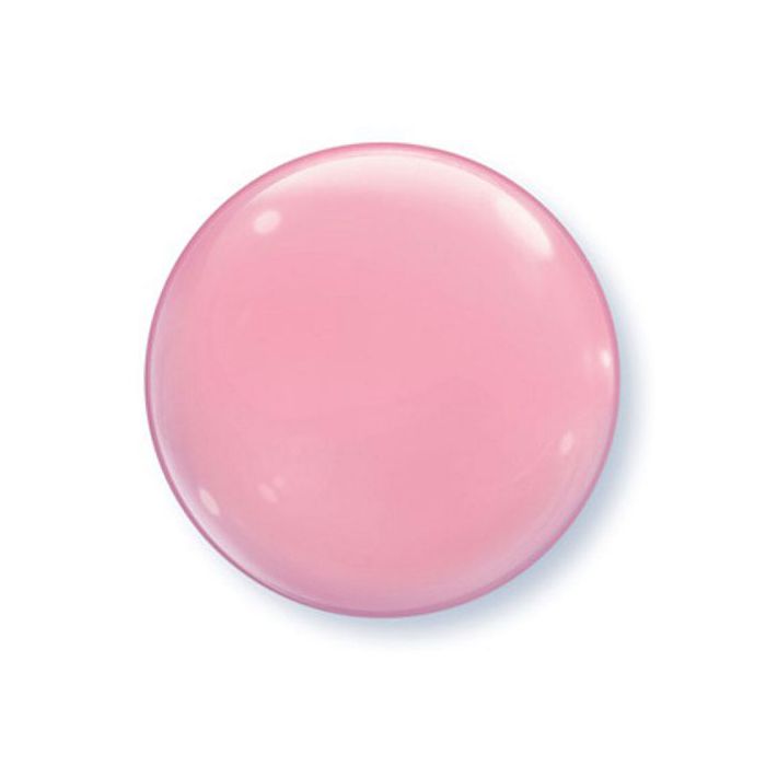 Palloncini Rosa Pz.4 Bubble Balloon Tondo 15" Cm.38 main product photo