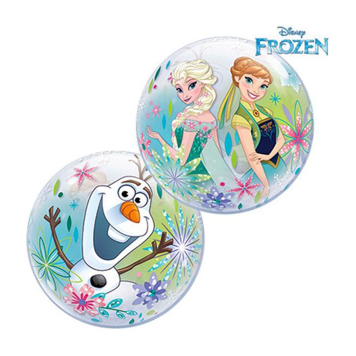 Palloncini Frozen Pz.10 Bubble Balloon Tondo 12" Cm.30.48 Bacchetta Esclusa main product photo