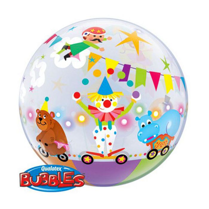 Palloncini Animali Circo Pz.1 Bubble Balloon Tondo 22" Cm.56 main product photo