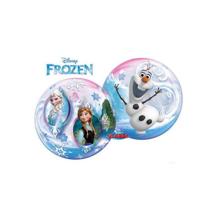 Palloncini Frozen Pz.1 Bubble Balloon Tondo 22" Cm.56 main product photo