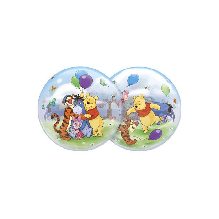 Palloncini Winnie Pooh Pz.1 Bubble Balloon Tondo 22" Cm.56 main product photo