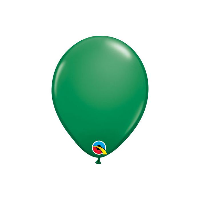 Palloncino Verde (5") Standard Pz.100 5" Cm.12.7 Qualatex main product photo