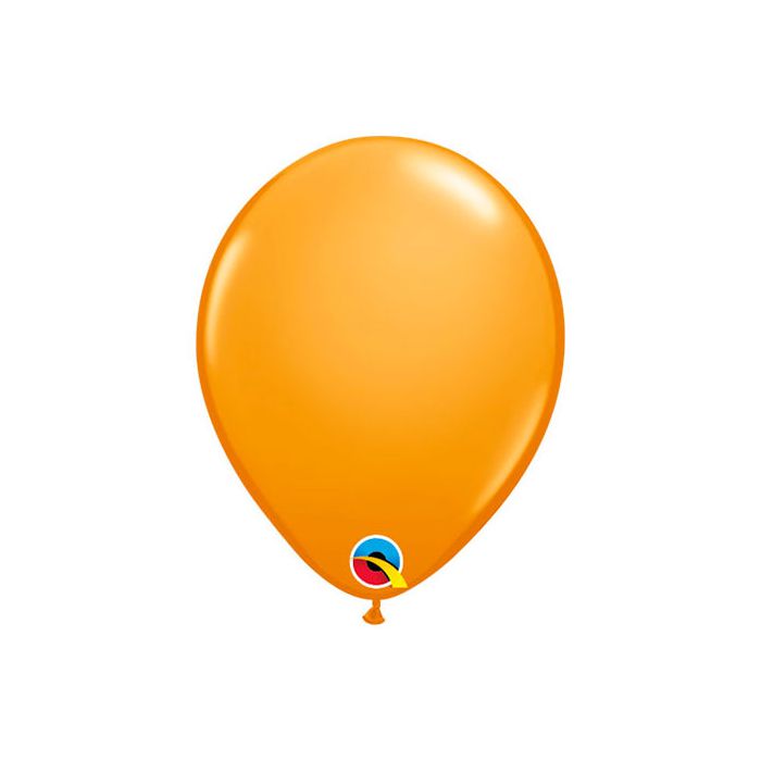 Palloncino Arancione (5")standard Pz.100 5" Cm.12.7 Qualatex main product photo