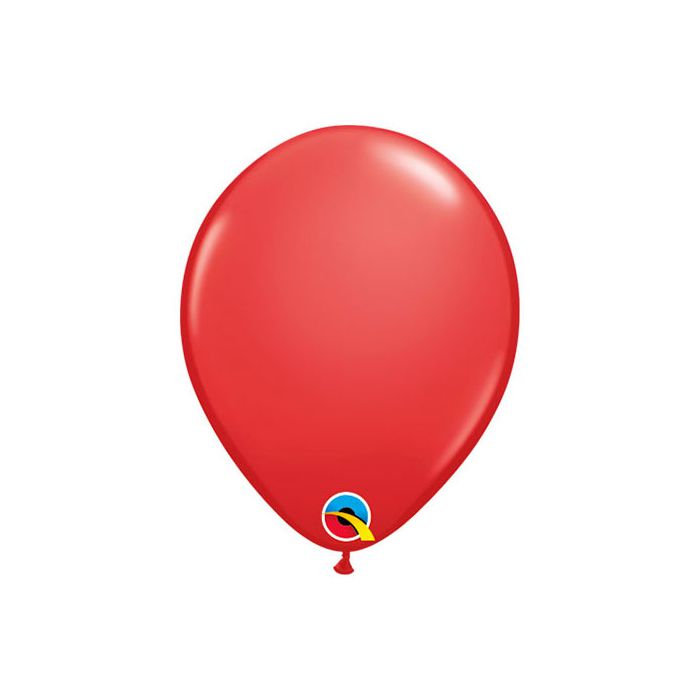 Palloncino Rosso (5") Standard Pz.100 5" Cm.12.7 Qualatex main product photo