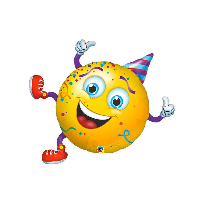 Palloncino Smile Party Pz.1 Mylar Sagomato 38"/cm.96 main product photo