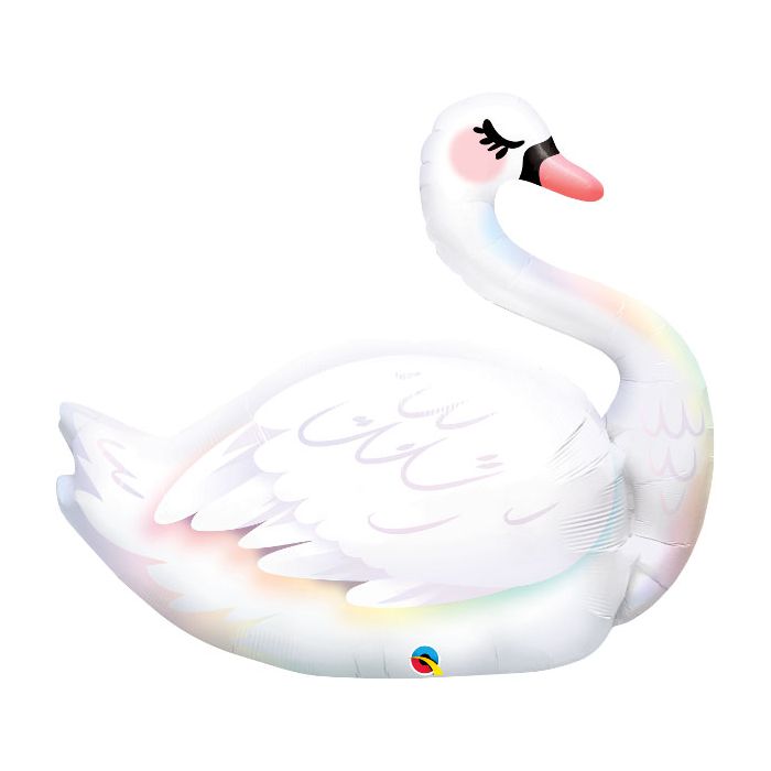 Palloncino Cigno Pz.1 Mylar Sagomato 35"/cm.89 main product photo