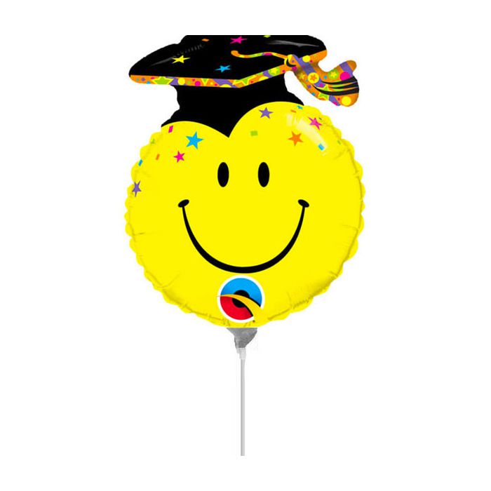 Palloncino Laurea Smile Party Pz.5 Mylar Mini Shape Da Saldare Esclusa Bacchetta main product photo