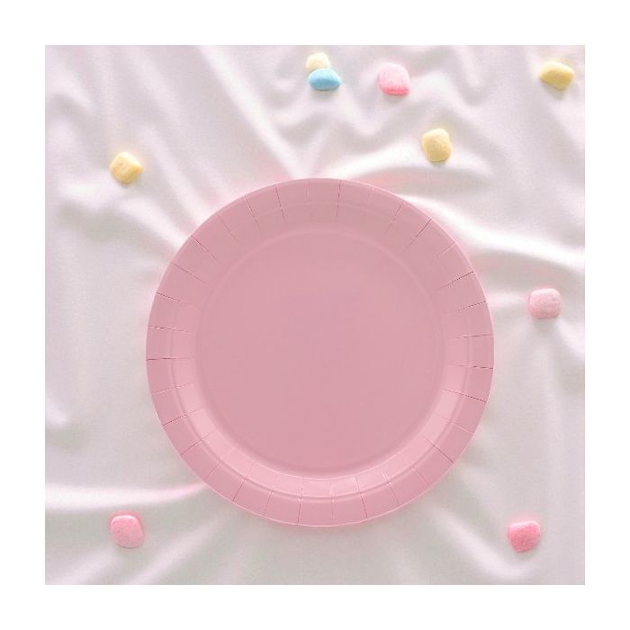 Piatto In Carta Cm 24 Rosa Pz.15 main product photo