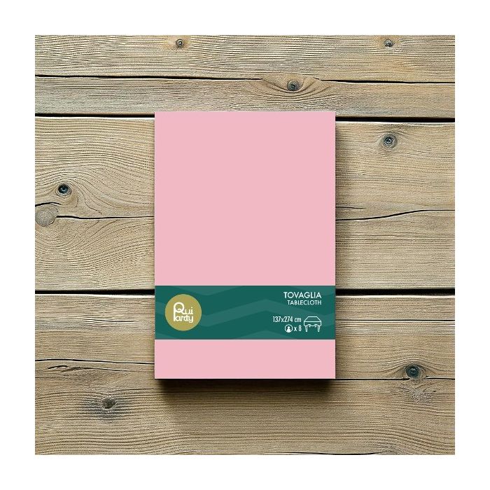 Tovaglia In Plastica Cm 137x274 Rosa main product photo