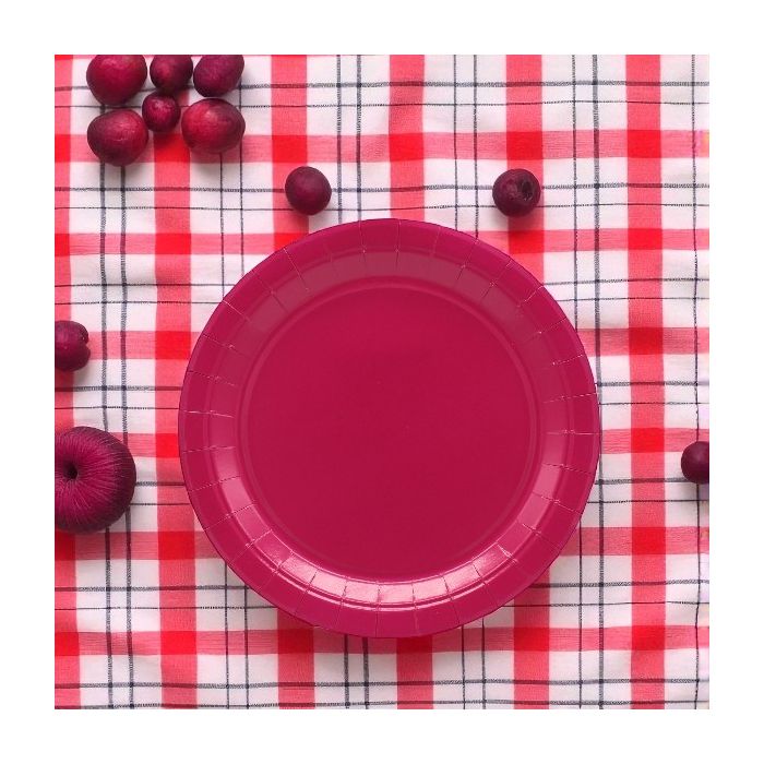 Piatto In Carta Cm 24 Magenta Pz.15 main product photo