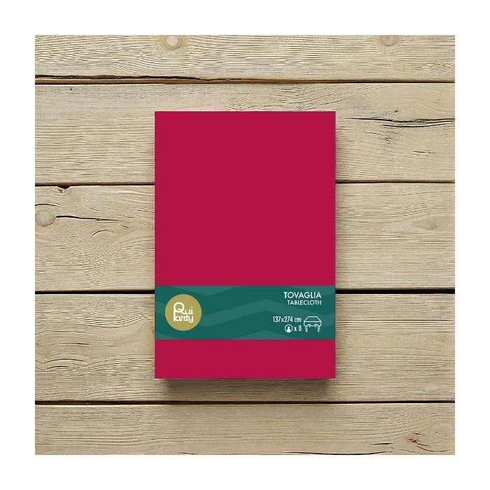 Tovaglia In Plastica Cm 137x274 Magenta main product photo