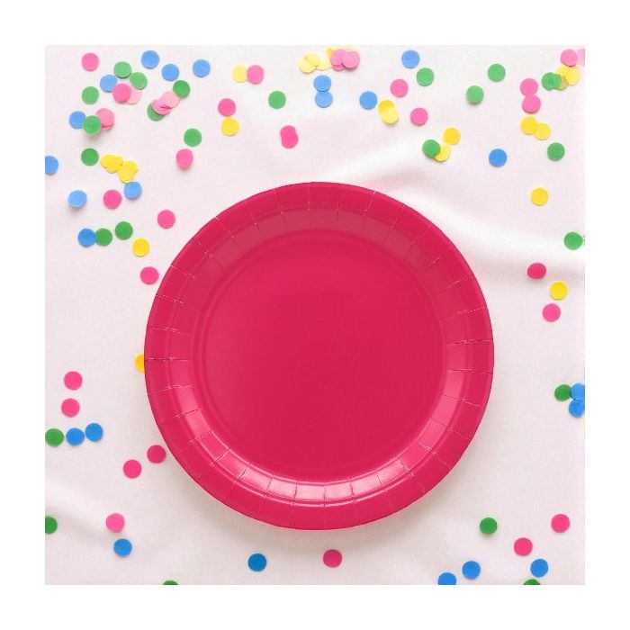 Piatto In Carta Cm 24 Fuxia Pz.15 main product photo