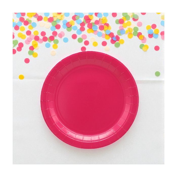 Piatto In Carta Cm 18 Fuxia Pz.15 main product photo