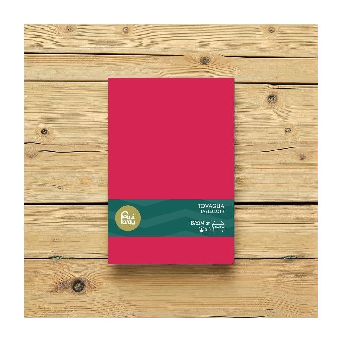 Tovaglia In Plastica Cm 137x274 Fuxia main product photo