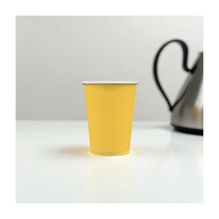 Bicchiere In Carta Giallo Mais Pz.15 main product photo
