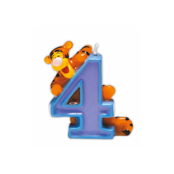 Candelina Winnie Pooh Tigro N.4 Pz.1 Cm.6 main product photo