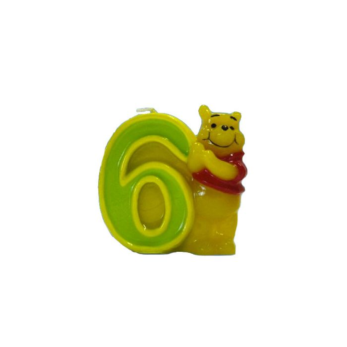 Candelina Winnie Pooh Tigro N.6 Pz.1 Cm.6 main product photo