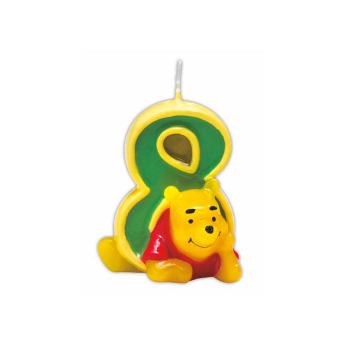 Candelina Winnie Pooh N.8 Pz.1 Cm.6 main product photo