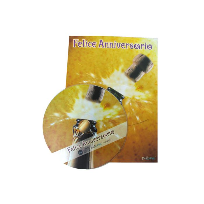Biglietto Con Cd Musicale Pz.1 R155 - Felice Anniversario main product photo