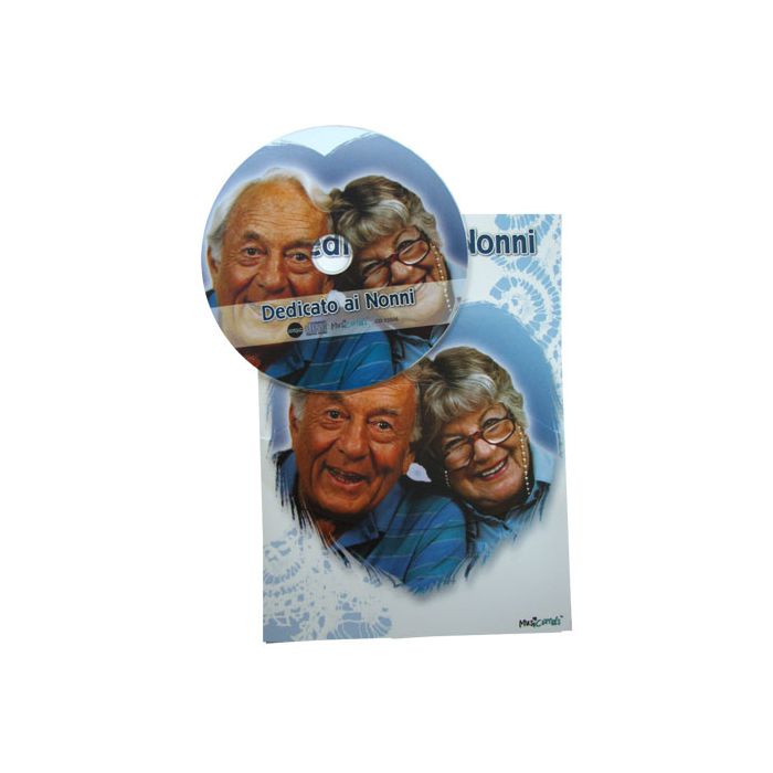 Biglietto Con Cd Musicale Pz.1 R152 - Dedicato Ai Nonni main product photo