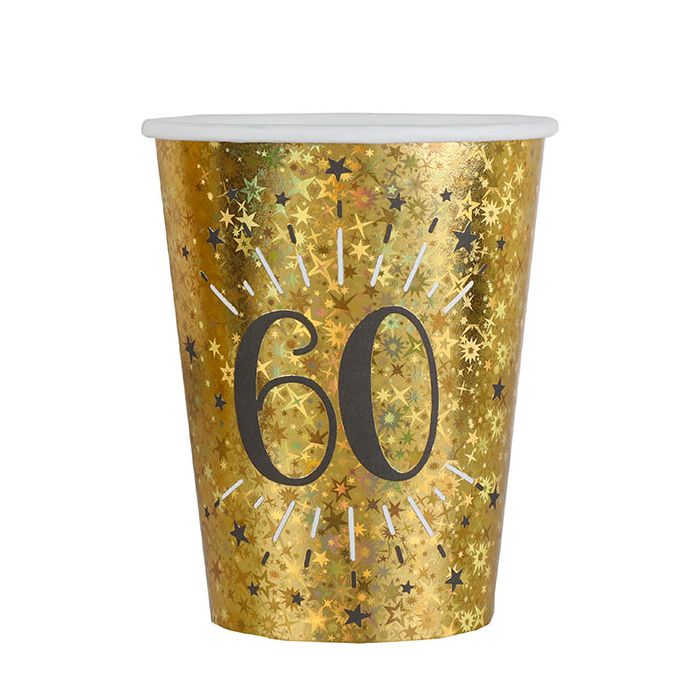 Bicchieri 60 Anni Pz.10 main product photo