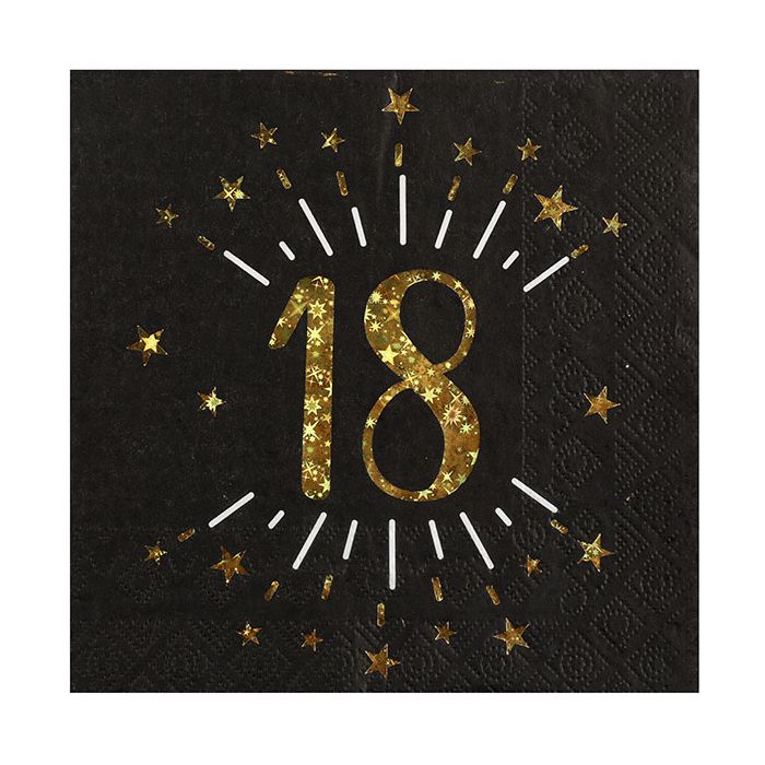 Tovaglioli 18 Anni Pz.10 main product photo