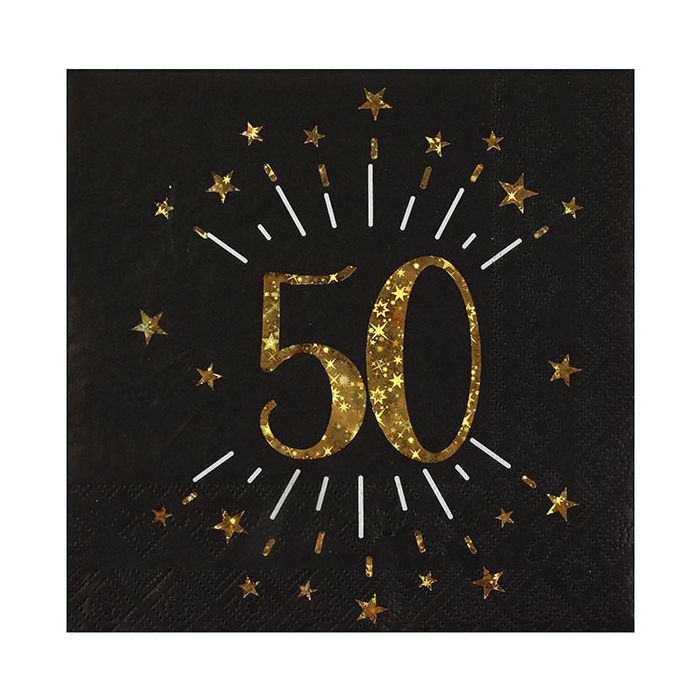 Tovaglioli 50 Anni Pz.10 main product photo
