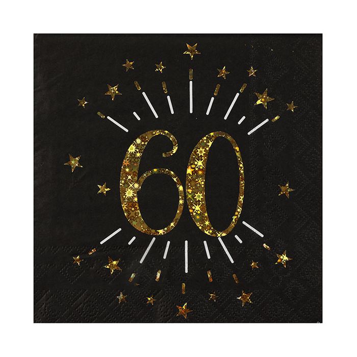Tovaglioli 60 Anni Pz.10 main product photo