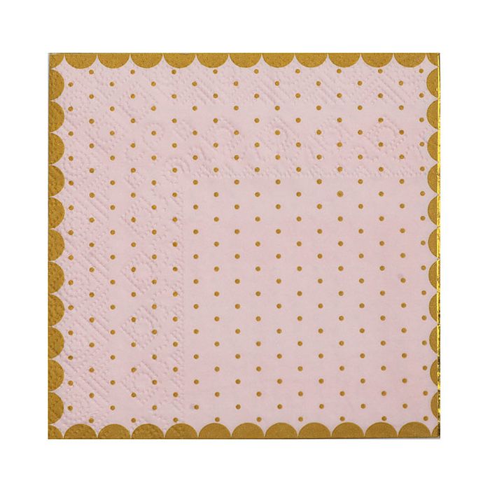 Tovaglioli Rosa E Oro Pz.20 main product photo