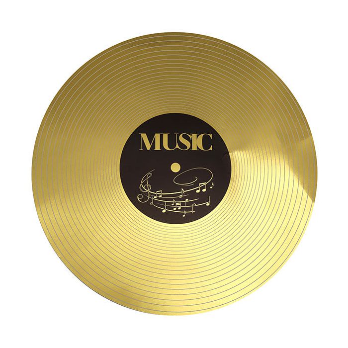 Sottopiatto Musica Disco Oro Pz.6 main product photo