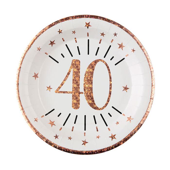 Piatti 40 Anni Rose Gold Pz.10 main product photo