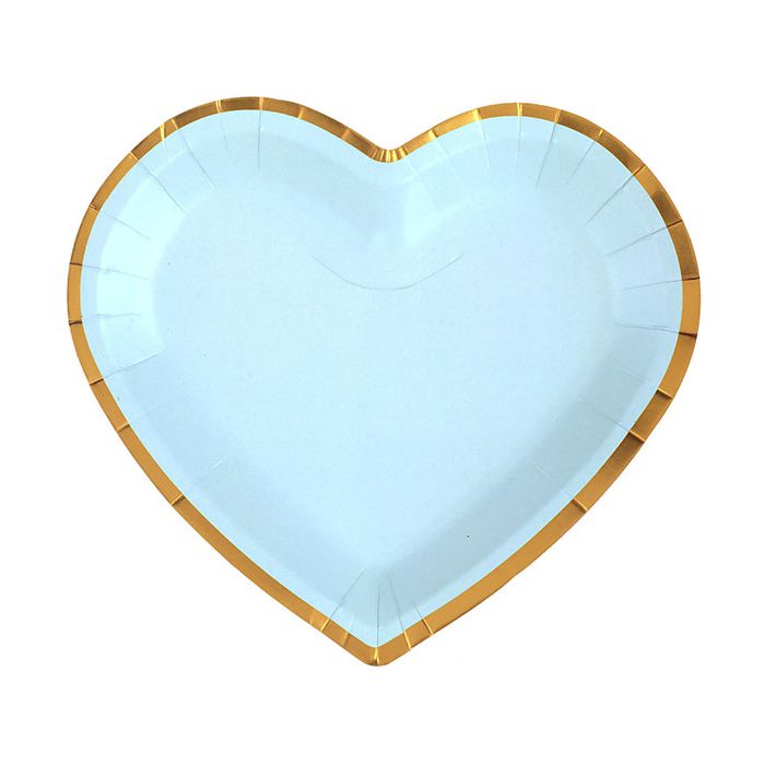 Piatto Cuore Azzurro Pz.10 main product photo