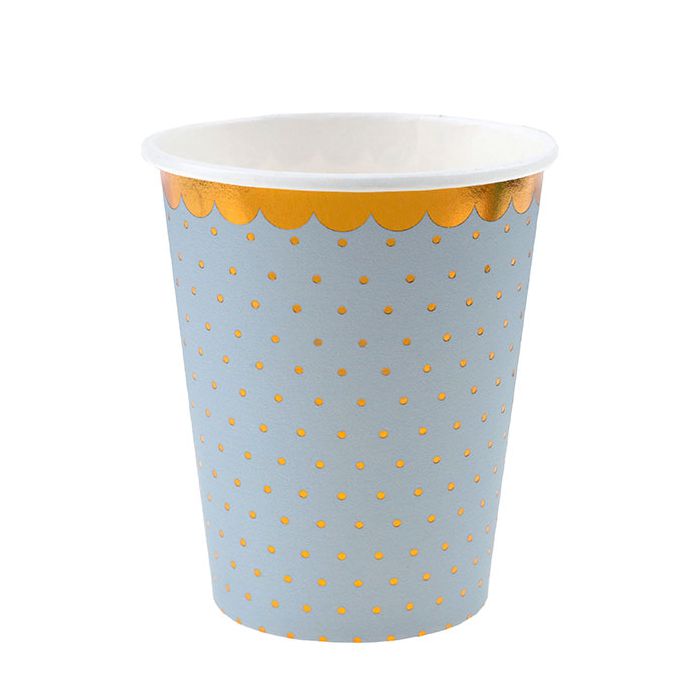 Bicchieri Azzurro E Oro Pz.10 main product photo