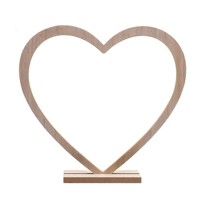 Decorazione Tavola Cuore Legno Pz.1 main product photo