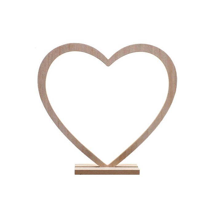 Decorazione Tavola Cuore Legno Pz.1 main product photo
