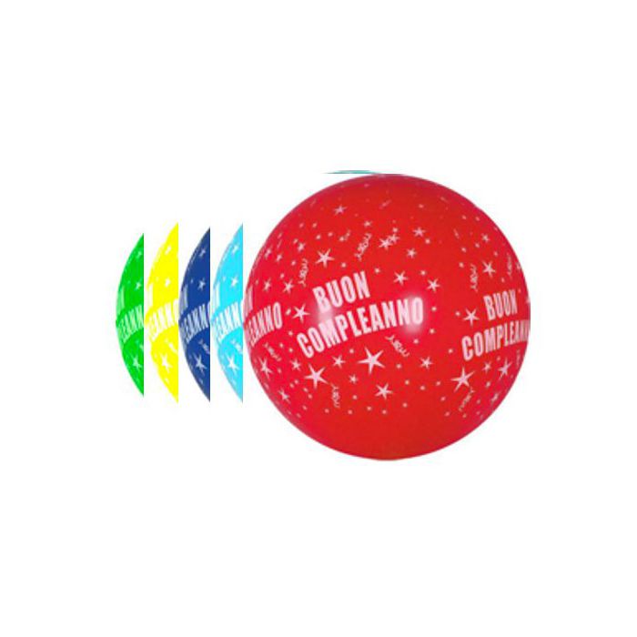 Palloncino Buon Compleanno (36") Pz.10 Colore Standard Assortito Stampa Bianca Cm.90 main product photo