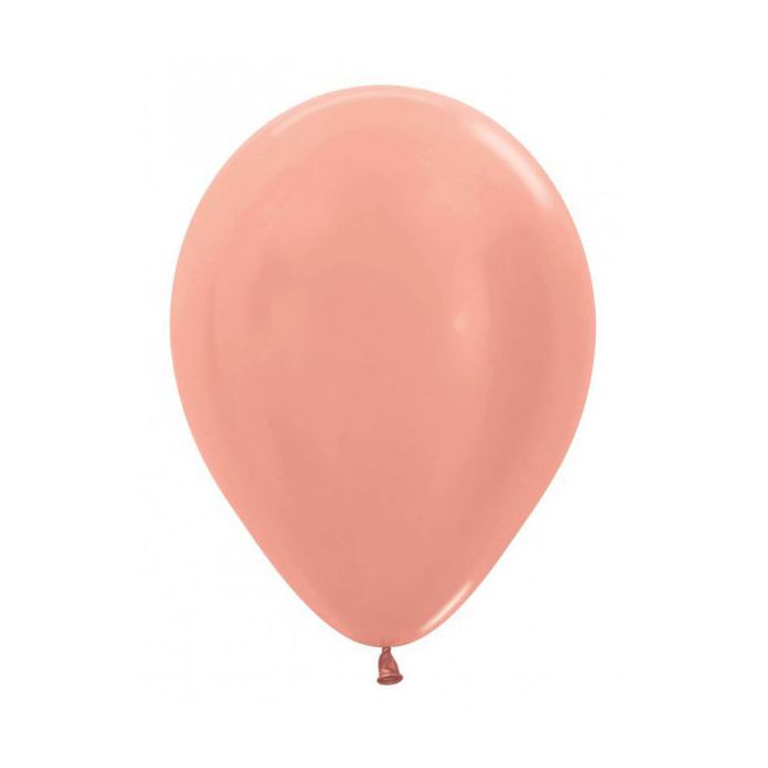 Palloncino Rose Gold (568) 10" Pz.100 Colore Metallizzato Cm.25 main product photo