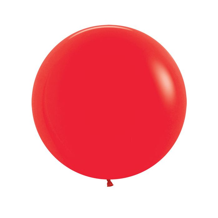 Palloncino Rosso (015) 24" Pz.3 Colore Standard Cm.60 main product photo