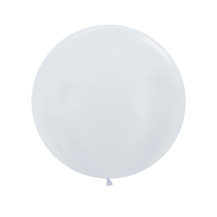 Palloncino Bianco (406) 24" Pz.3 Colore Perlato Cm.60 main product photo