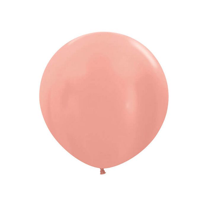 Palloncino Rose Gold (568) 24" Pz.3 Colore Metallizzato Cm.60 main product photo