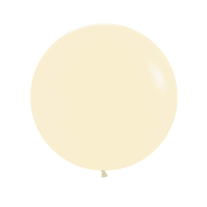 Palloncino Giallo (620) 24" Pz.3 Colore Pastello Cm.60 main product photo