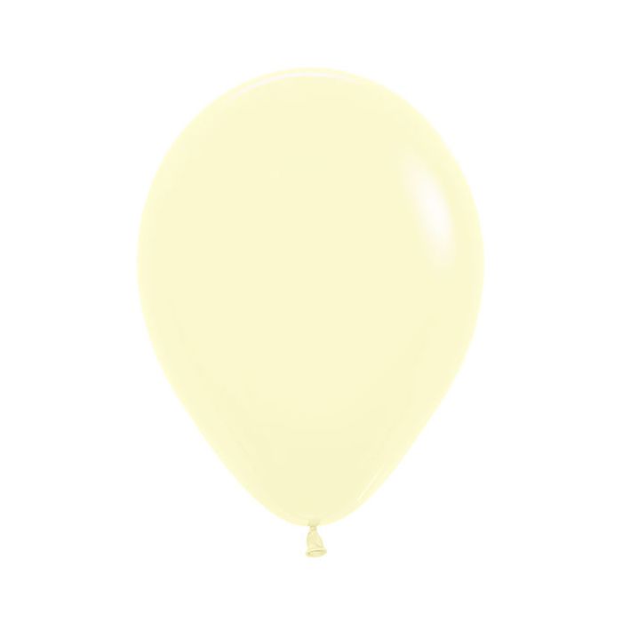 Palloncino Giallo (620) 10" Pz.100 Colore Pastello Cm.25 main product photo