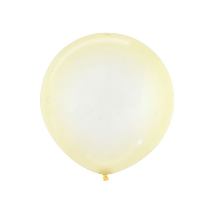 Palloncino Giallo (321) 24" Pz.3 Colore Crystal Pastel Cm.60 main product photo