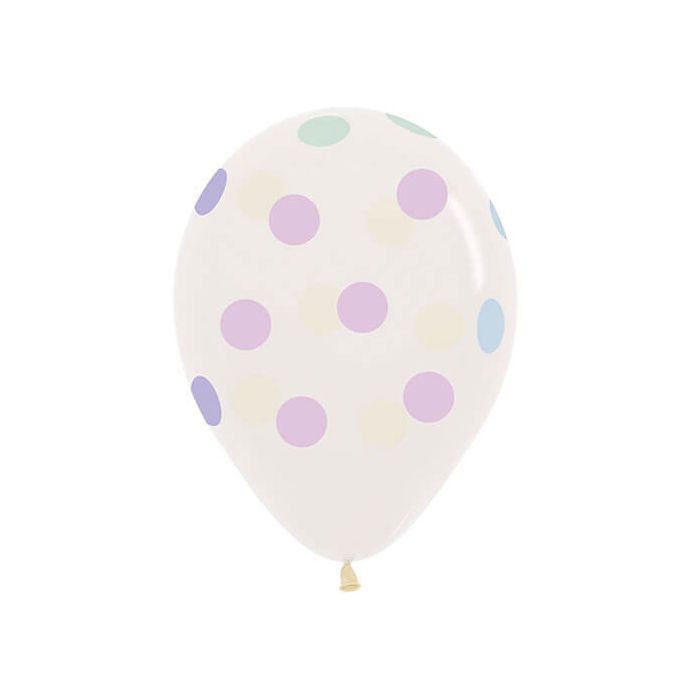Palloncino dots pastel (12") pz.50 main product photo
