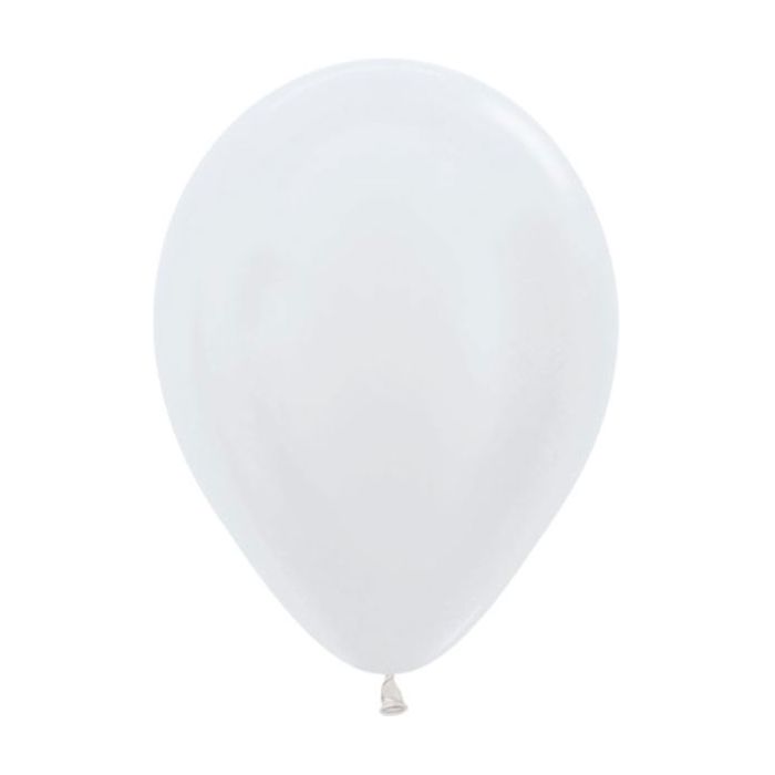 Palloncino Bianco (406) 5" Pz.100 Colore Perlato Cm.15 main product photo