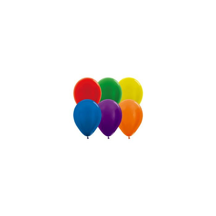 Palloncino Metal (500) 12" Pz.100 Colore Metallizzato Cm.30 Assortito main product photo