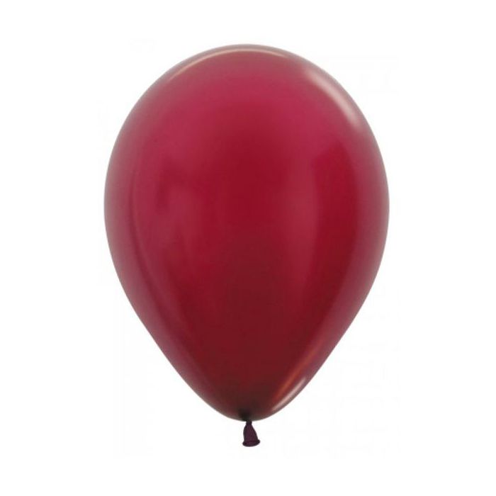 Palloncino Burgundy (518) 12" Pz.100 Colore Metallizzato Cm.30 main product photo